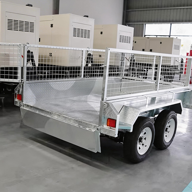 Galvanised Tandem Farm Plant Tipping Hydraulic Trailer