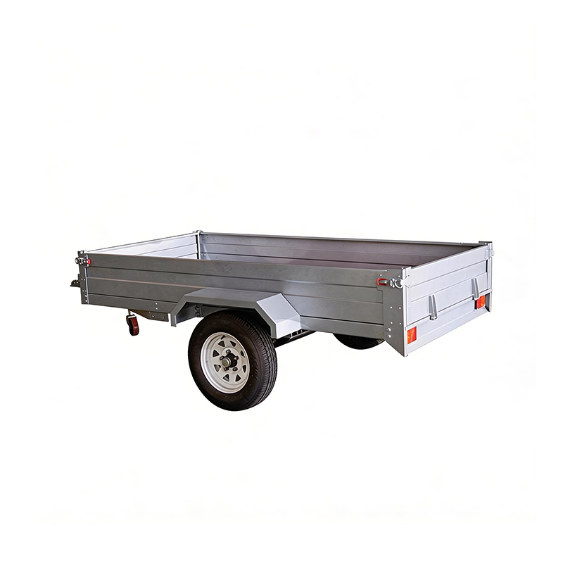 Single Axle Metal Pull Behind Car Trailer