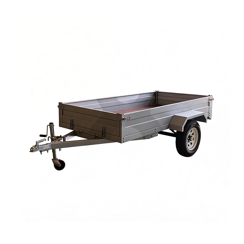 Single Axle Metal Pull Behind Car Trailer