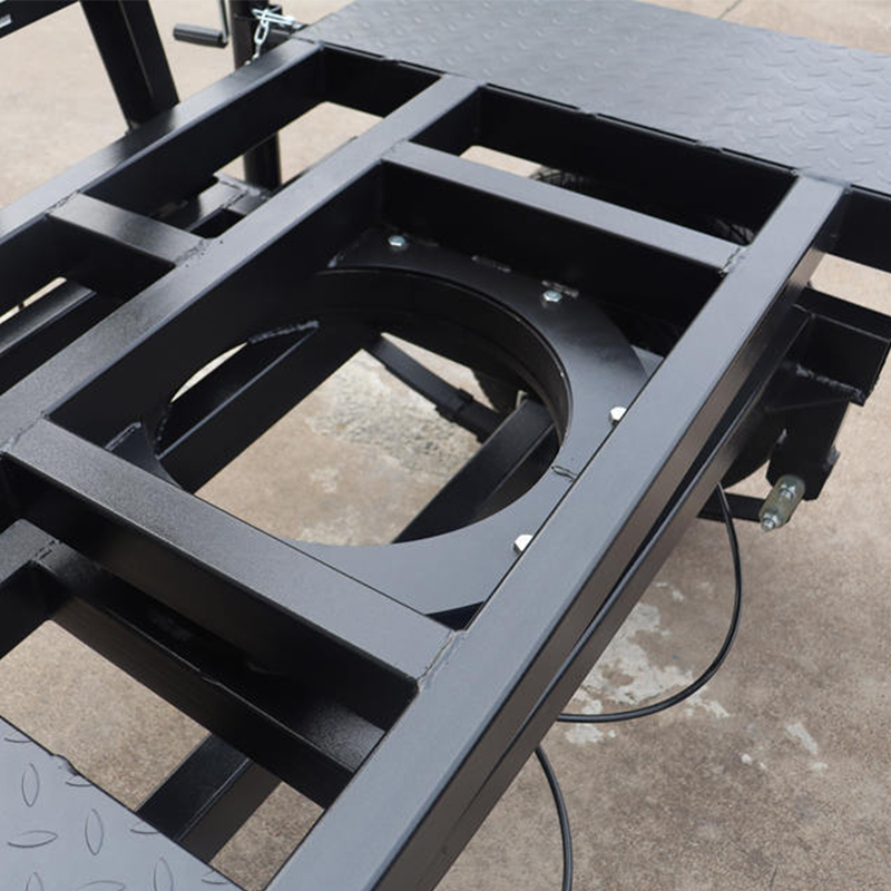 Galvanished Powder Coated Double Axle Car Trailer