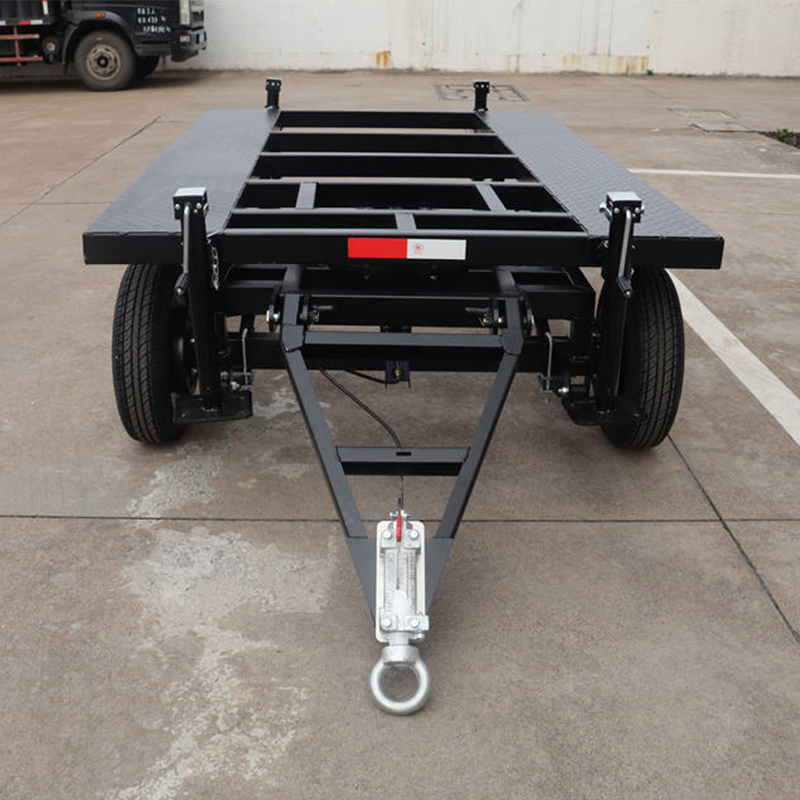 Galvanished Powder Coated Double Axle Car Trailer