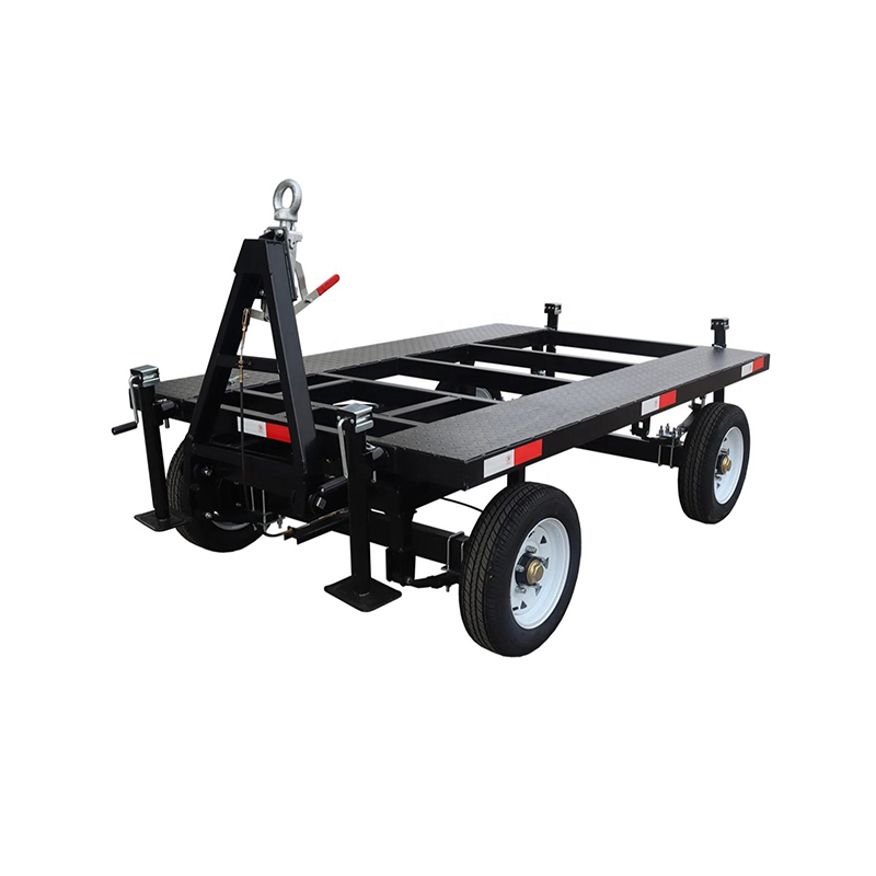 Galvanished Powder Coated Double Axle Car Trailer