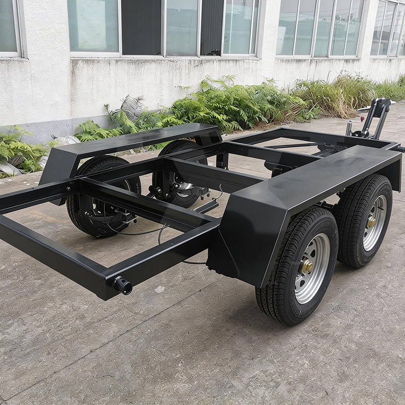 Double Axle Steel Frame Small Car Trailer