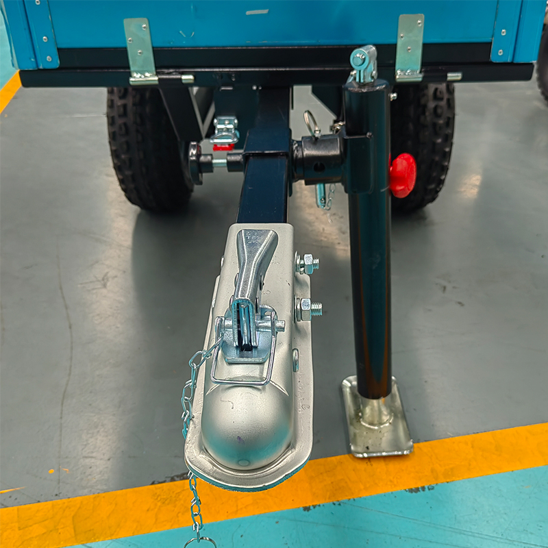 2001-3000 kg Blue Single Steel Cage Car Trailers Trailer