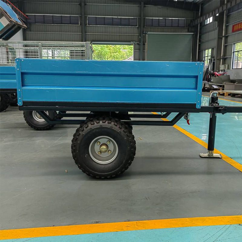 2001-3000 kg Blue Single Steel Cage Car Trailers Trailer