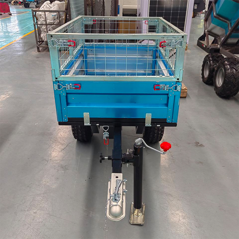 2001-3000 kg Blue Single Steel Cage Car Trailers Trailer