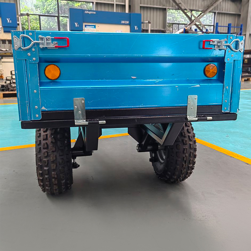 2001-3000 kg Blue Single Steel Cage Car Trailers Trailer