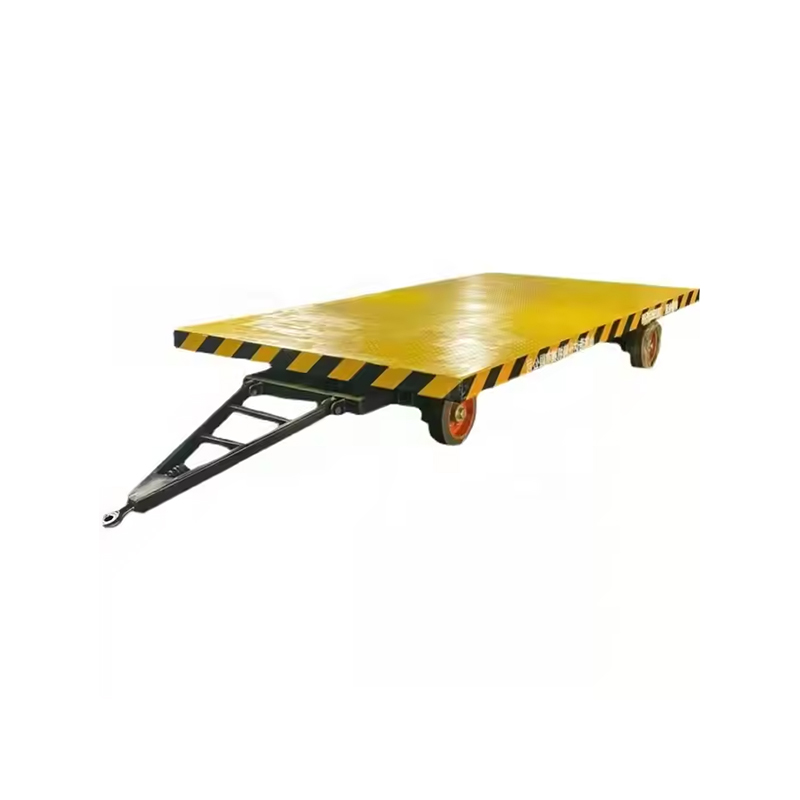 Heavy Duty Double Axle Semi Trailer Flatbed Truck Trailer