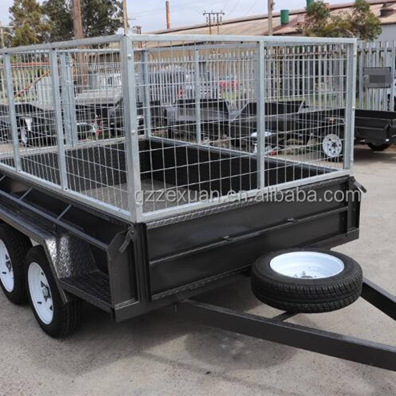 4 Wheels BBC Cage Car Trailer