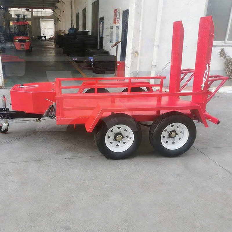 Double Axle Small Excavator Car Dolly Trailer