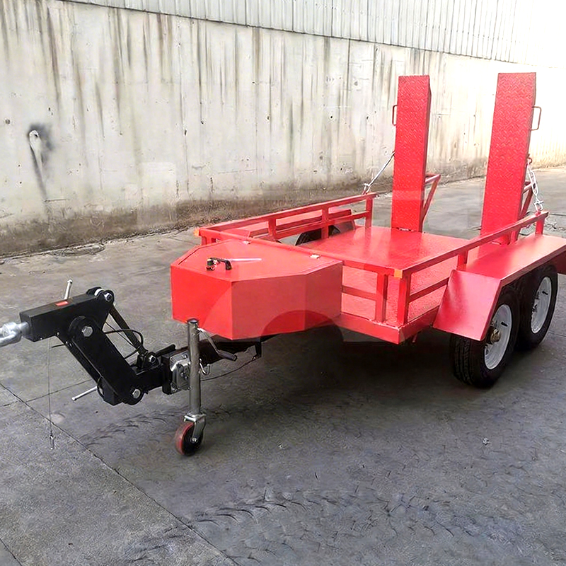 Double Axle Small Excavator Car Dolly Trailer