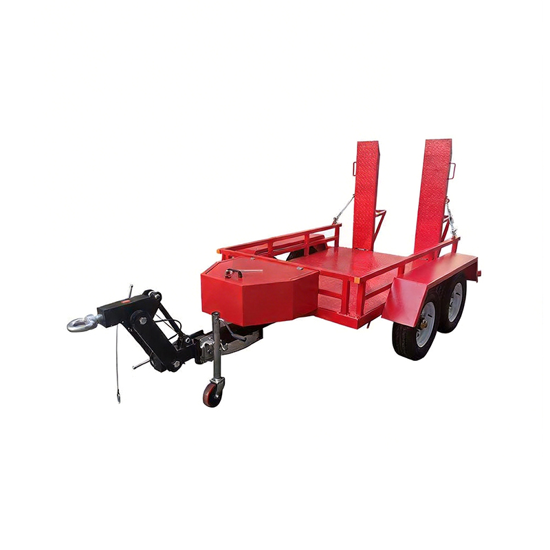Double Axle Small Excavator Car Dolly Trailer