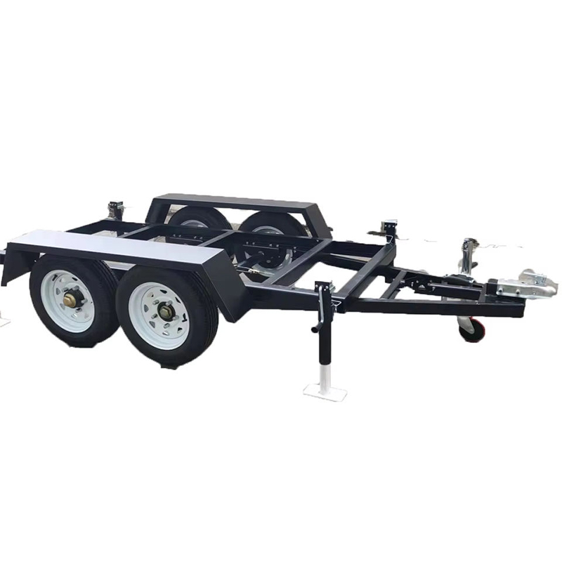 Galvanized Mini Excavator Trailer for Construction & Landscaping Equipment