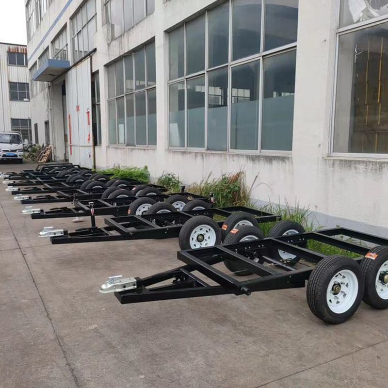Galvanized Mini Excavator Trailer for Construction & Landscaping Equipment