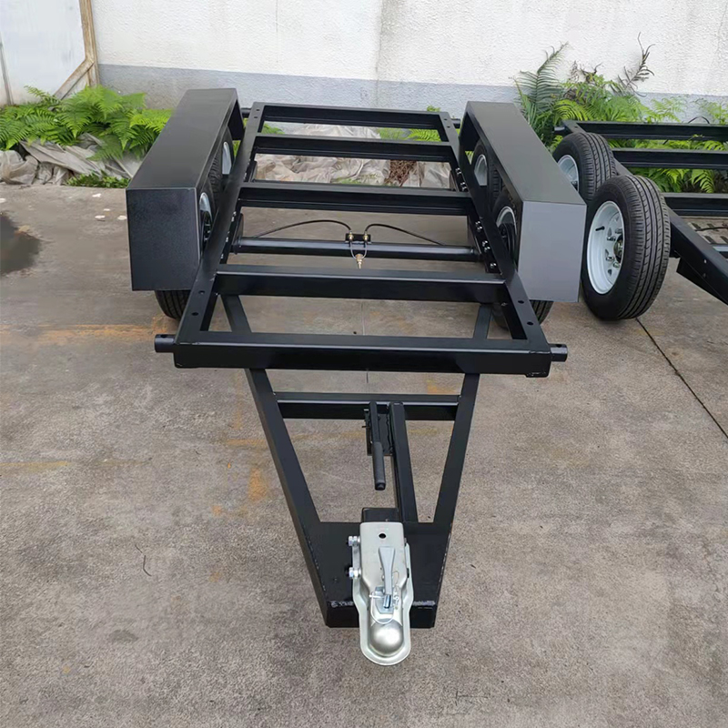 Galvanized Mini Excavator Trailer for Construction & Landscaping Equipment