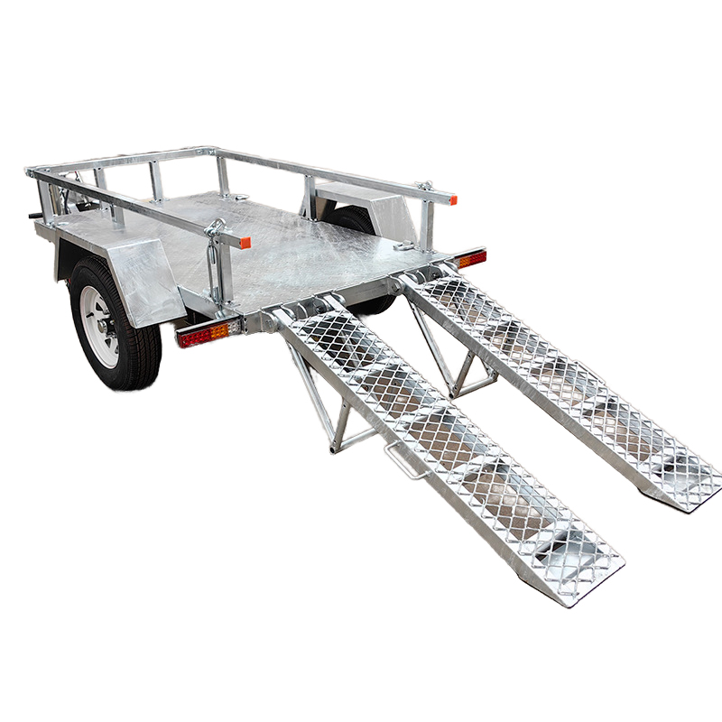 Small Excavator and ATV Off-Road Vehicle Transport Trailer