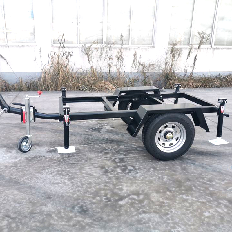 Mobile Steel Frame Tow Dolly Small Farm Trailer
