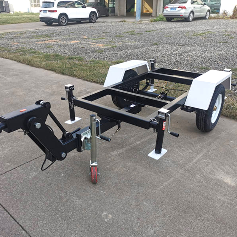 Mobile Steel Frame Tow Dolly Small Farm Trailer
