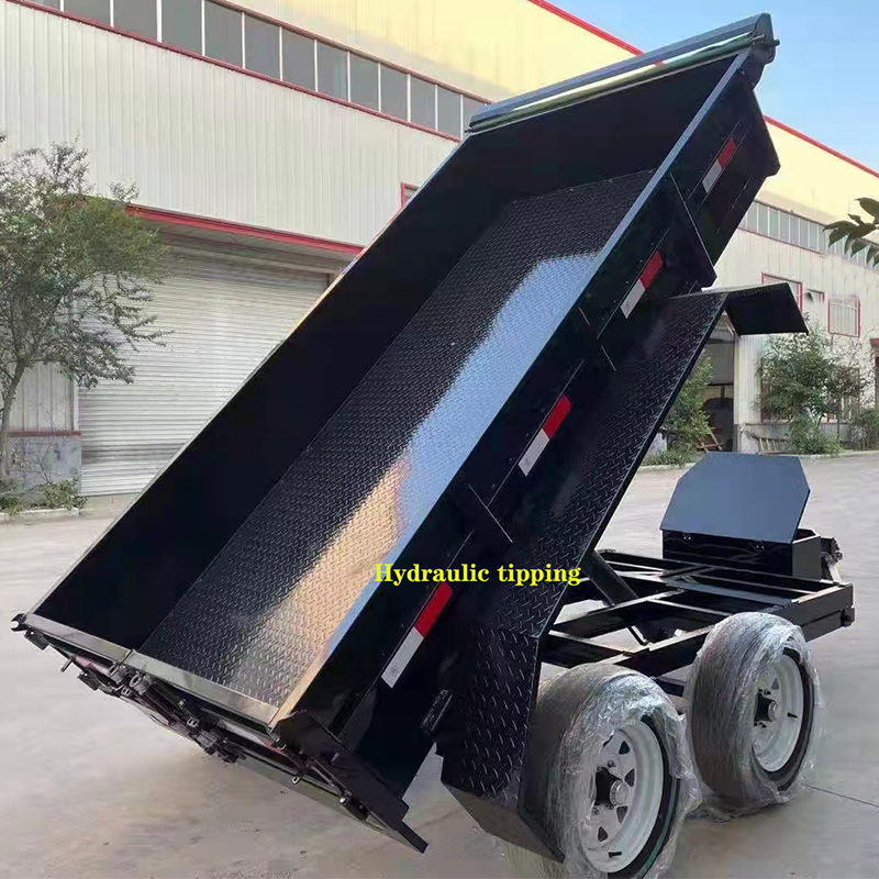 Hydraulic Tipping Farm Dump Trailer for Agricultural Tractors