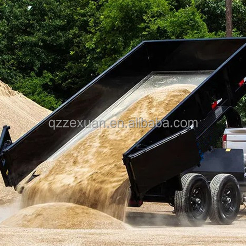 Hydraulic Tipping Farm Dump Trailer for Agricultural Tractors
