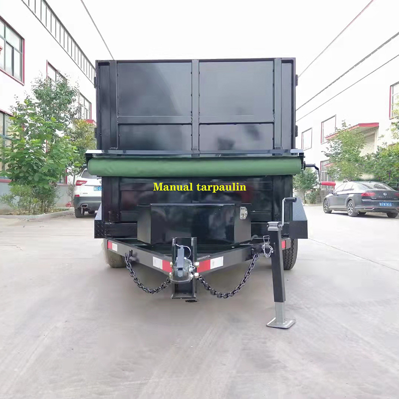 Hydraulic Tipping Farm Dump Trailer for Agricultural Tractors