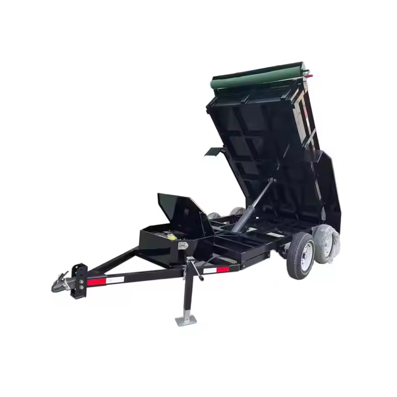 Hydraulic Tipping Farm Dump Trailer for Agricultural Tractors