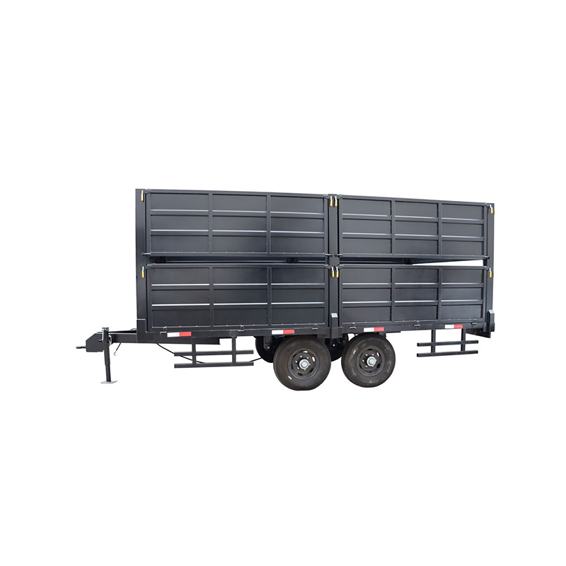 Farm Tractor Dump Double Axle Transportation Trailer