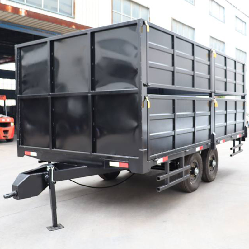 Farm Tractor Dump Double Axle Transportation Trailer