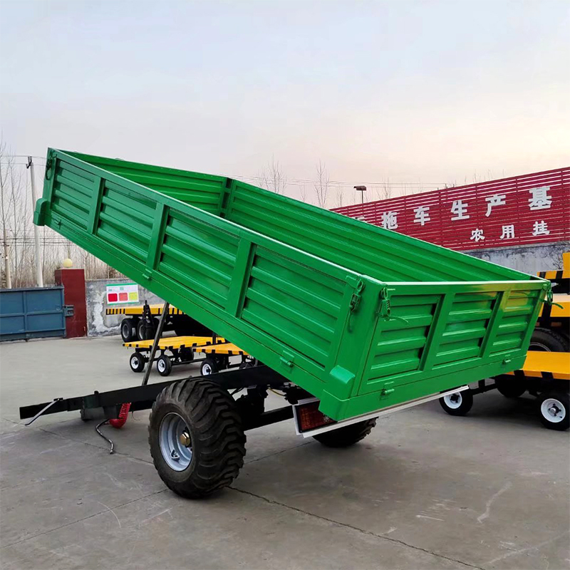 Agricultural Hydraulic Back Dump Tractor Trailer