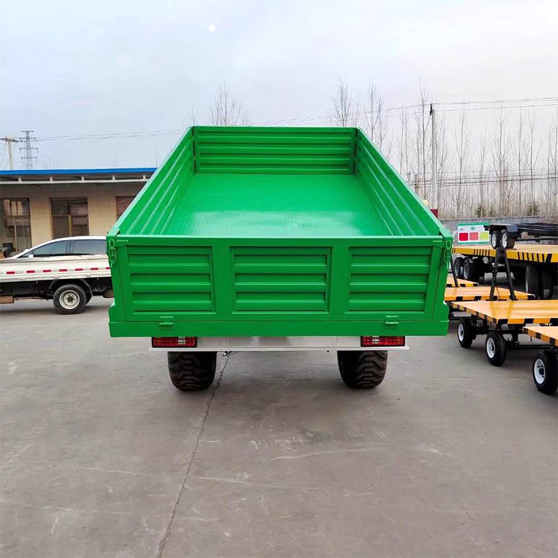 Agricultural Hydraulic Back Dump Tractor Trailer