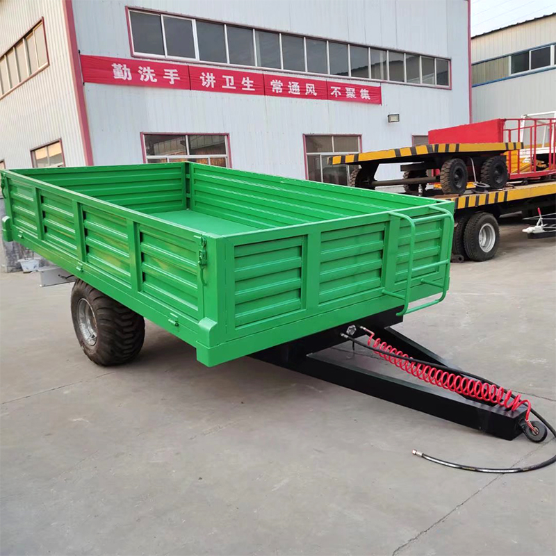 Agricultural Hydraulic Back Dump Tractor Trailer