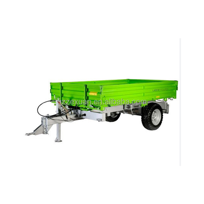 Agricultural Hydraulic Back Dump Tractor Trailer