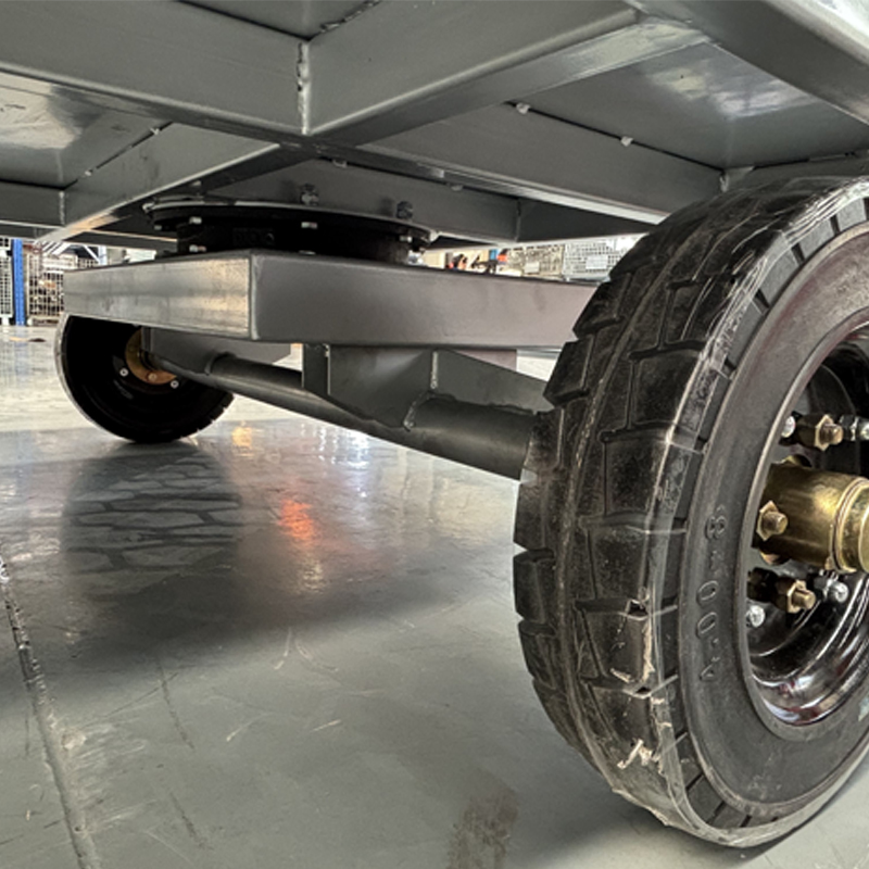 Airport Luggage Tandem 2 Axles Flatbed Trailer
