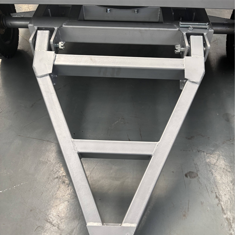 Airport Luggage Tandem 2 Axles Flatbed Trailer