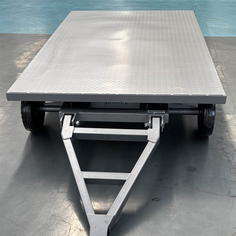 Airport Luggage Tandem 2 Axles Flatbed Trailer