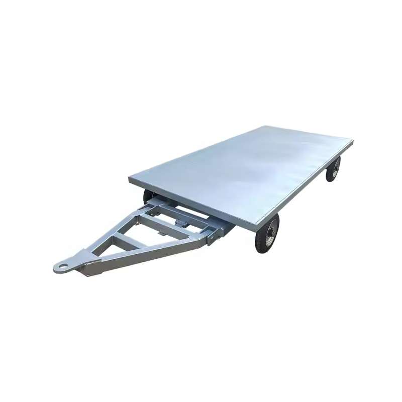 Airport Luggage Tandem 2 Axles Flatbed Trailer