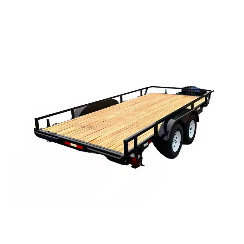 Electric Brakes 2 Axles Utility Flatbed Trailer