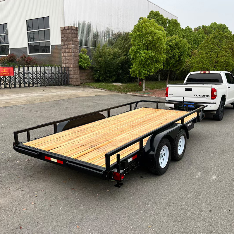 Electric Brakes 2 Axles Utility Flatbed Trailer
