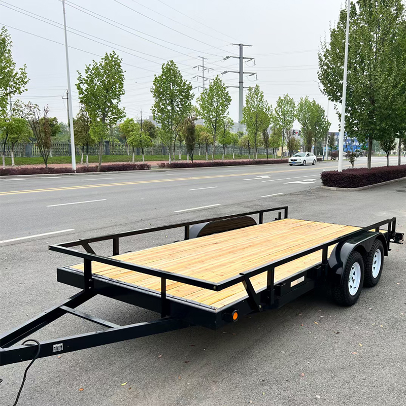 Electric Brakes 2 Axles Utility Flatbed Trailer