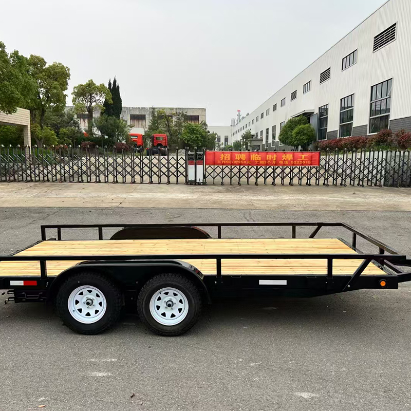 Electric Brakes 2 Axles Utility Flatbed Trailer