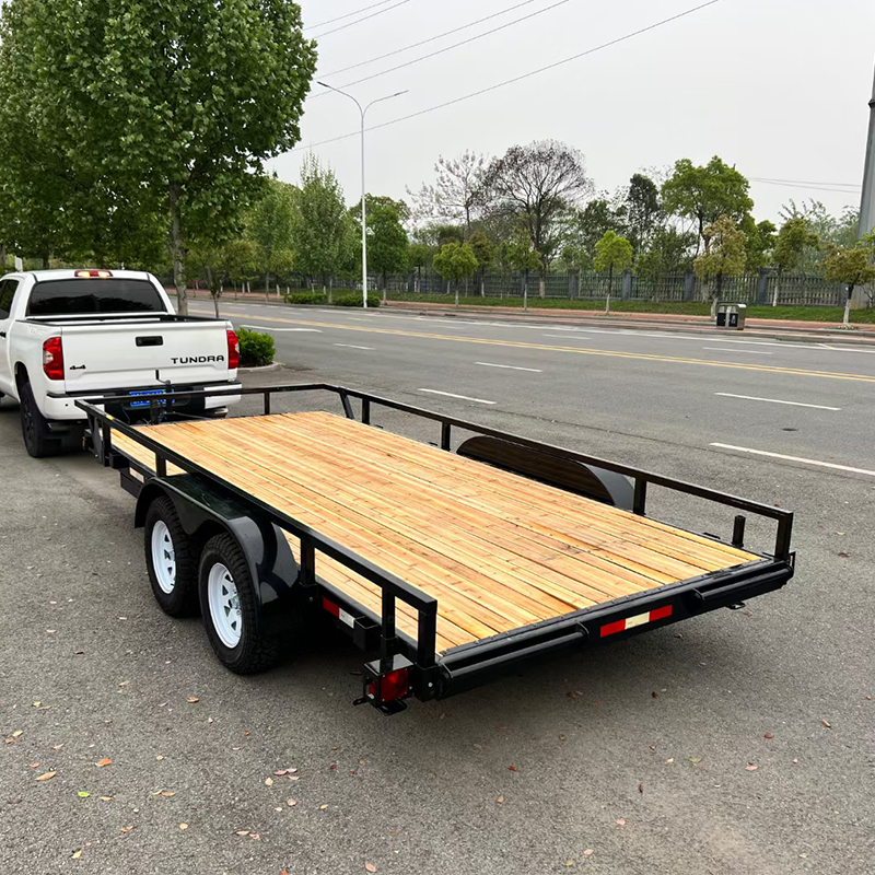 Electric Brakes 2 Axles Utility Flatbed Trailer