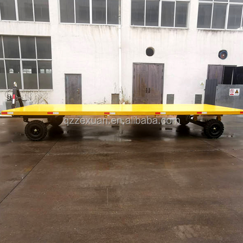 Heavy Duty Double Axle Flatbed Semi TruckTrailer