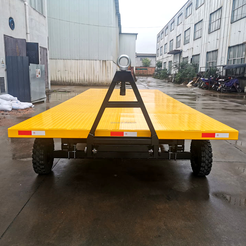 Heavy Duty Double Axle Flatbed Semi TruckTrailer