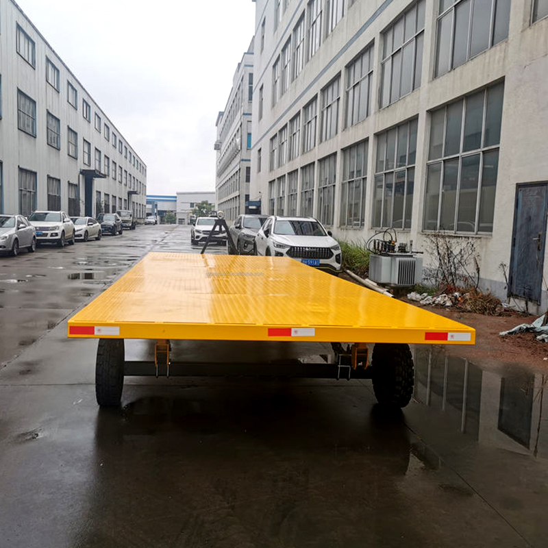 Heavy Duty Double Axle Flatbed Semi TruckTrailer