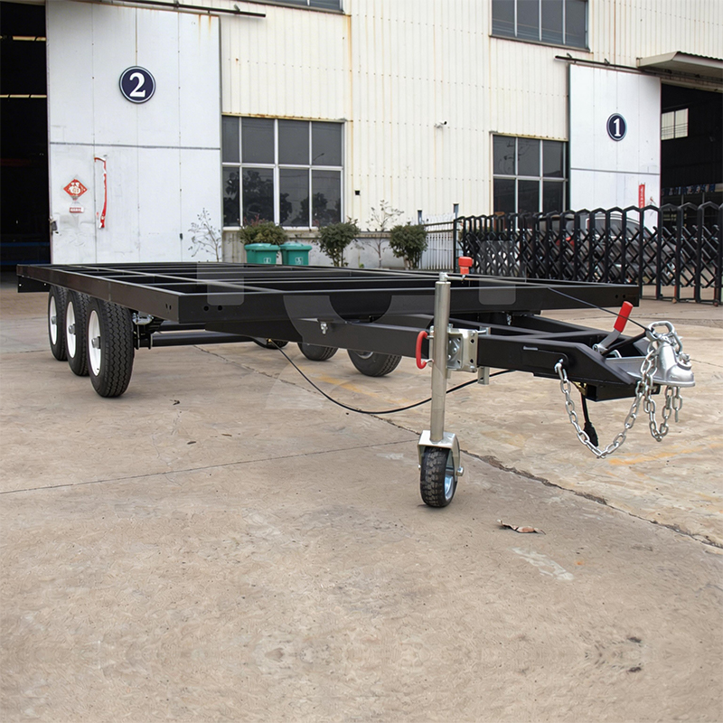 Heavy Duty Trailer for Prefabricated House with Six Wheels