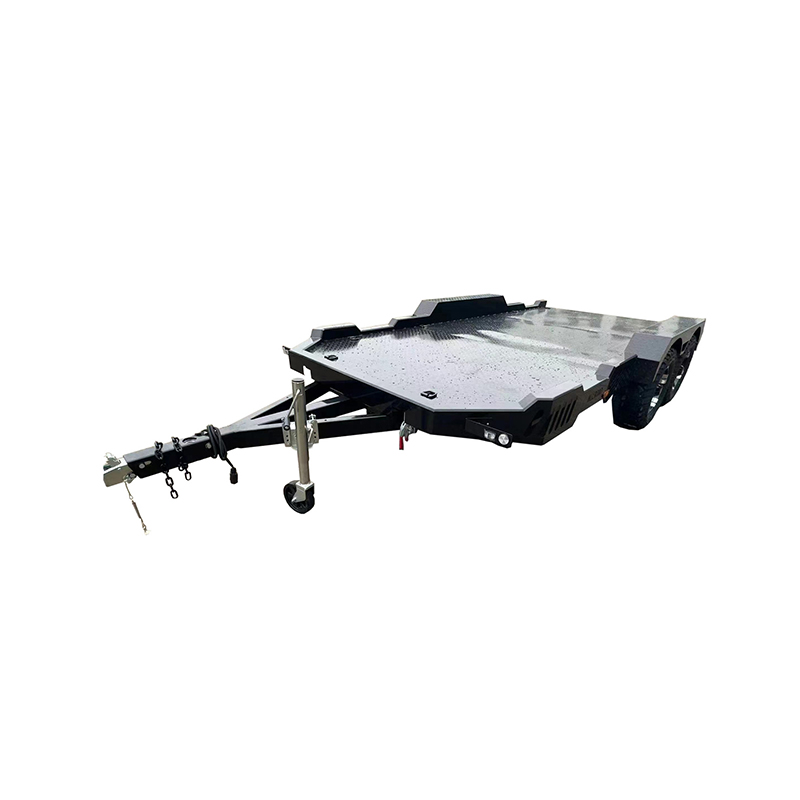 Double Axle Heavy Equipment Machinery Transport Utility Trailer