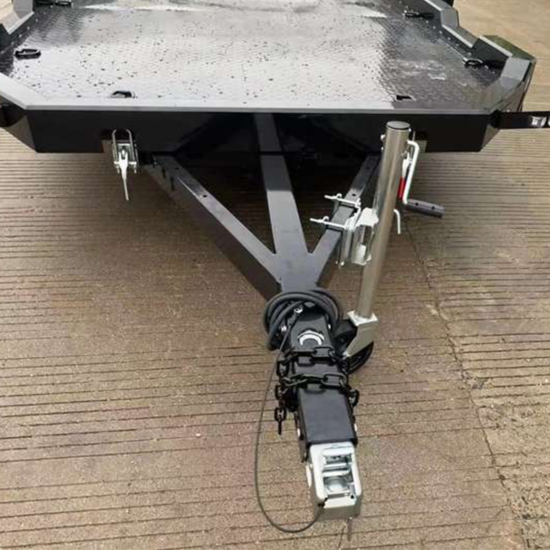 Double Axle Heavy Equipment Machinery Transport Utility Trailer