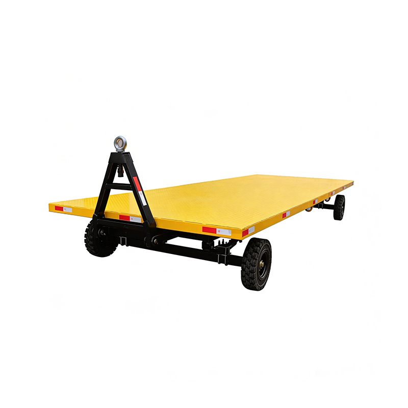 Solid Tyre 2 Axles Flat Bed Trailer