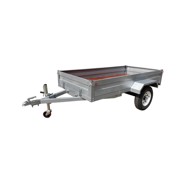 Heavy-Duty Galvanized Utility Box Trailer for Outdoor Work