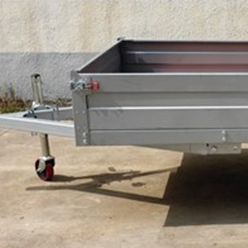Heavy-Duty Galvanized Utility Box Trailer for Outdoor Work